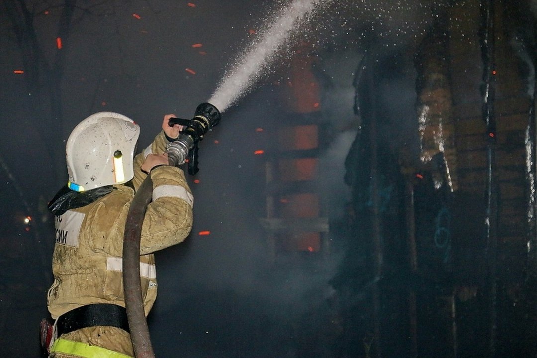 Пожар в садовом доме в городском округе Орехово-Зуево
