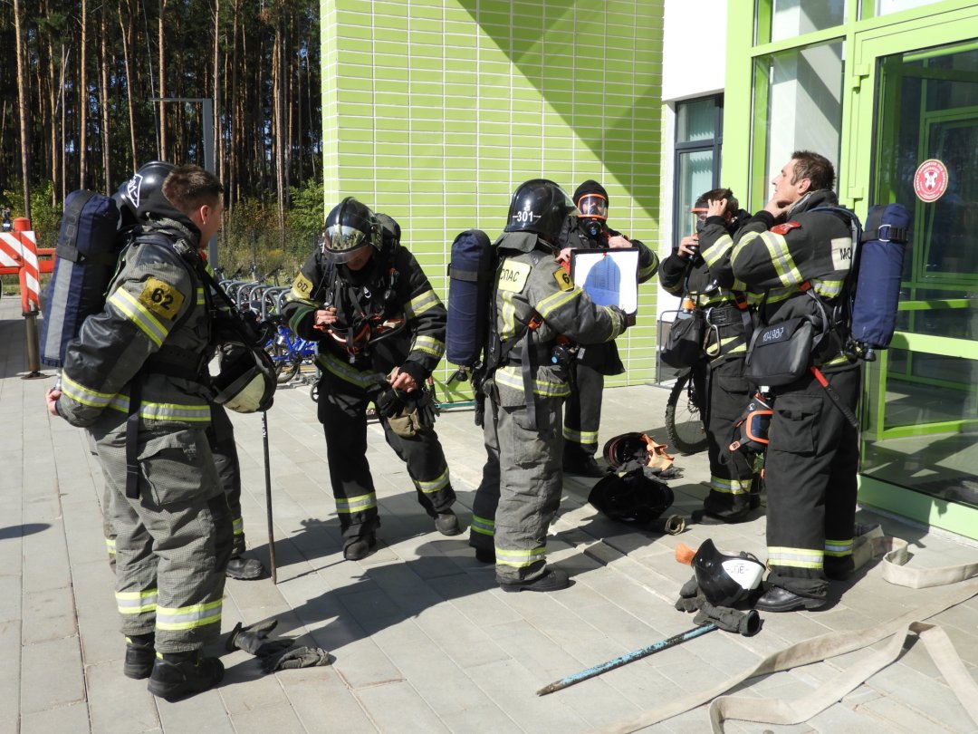 Гарнизонные пожарно-тактические учения прошли в Орехово-Зуевском округе