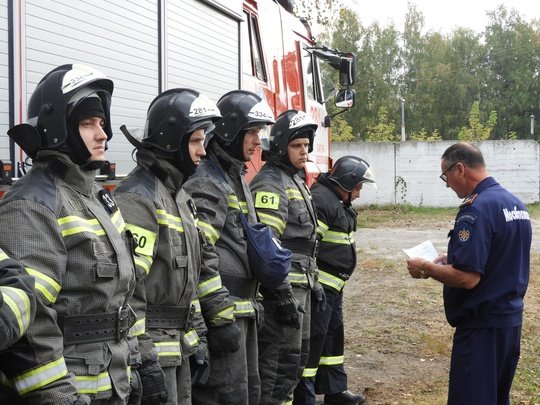 🚒 В #Мособлпожспас выбрали лучшее отделение на пожарной автоцистерне n n👉 Финал смотра-конкурса «Лучшее отделение на пожарной автоцистерне ГКУ МО «Мособлпожспас» состоялся на базе 250-й пожарно-спасательной части, расположенной в Орехово-Зуевском городском округе