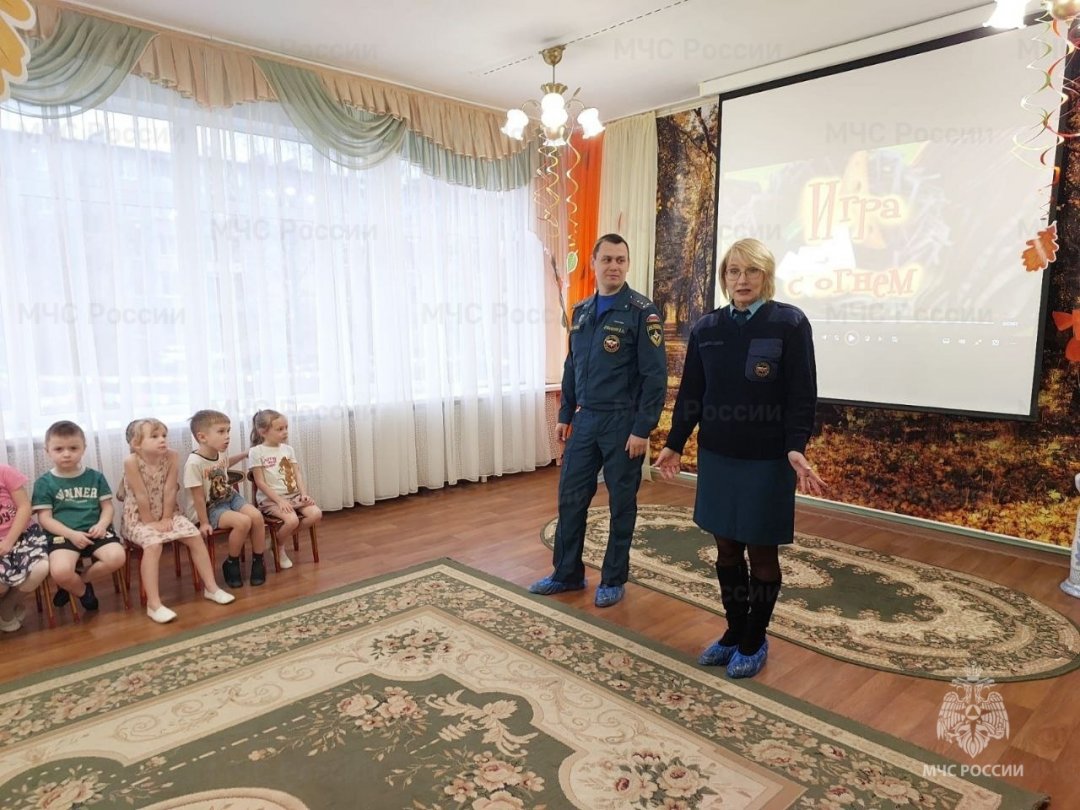 Праздник пожарной безопасности прошел в детском саду в Орехово-Зуево