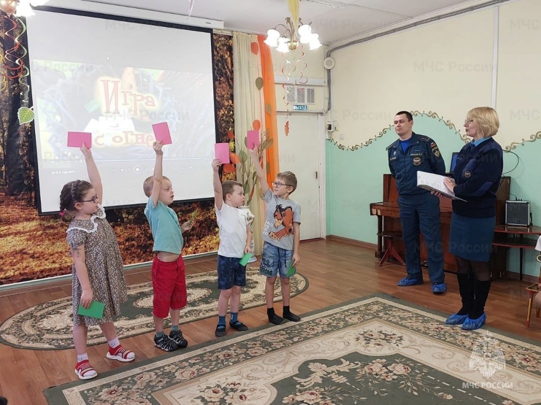 Праздник пожарной безопасности прошел в детском саду в Орехово-Зуево