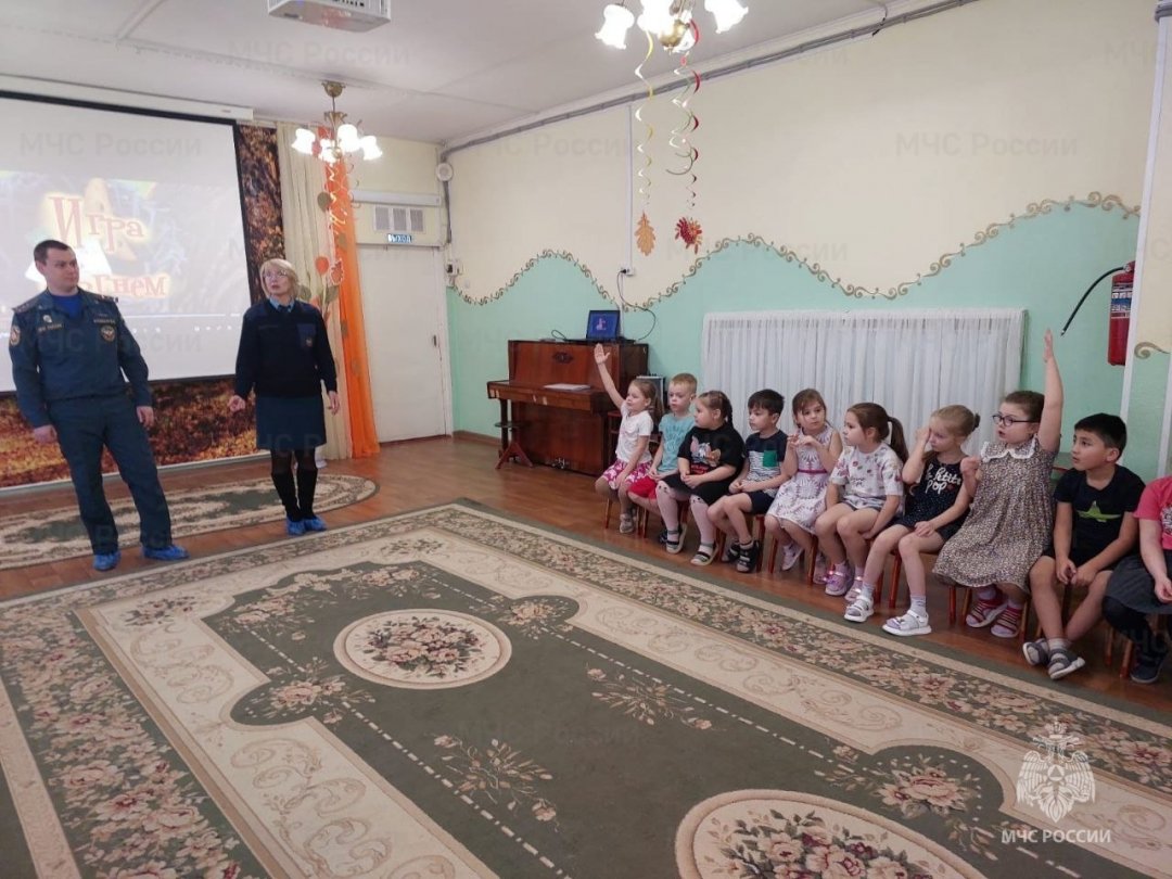 Праздник пожарной безопасности прошел в детском саду в Орехово-Зуево